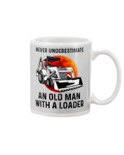 Never Underestimate An Old Man With A Loader Mug tile