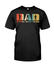 Dad Veteran The Myth The Legend Classic T-Shirt tile