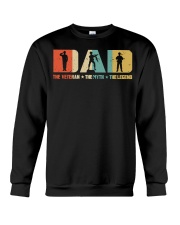 Dad Veteran The Myth The Legend Crewneck Sweatshirt tile