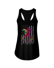Salty Lil' Beach Ladies Flowy Tank tile