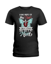 A Big Piece Of My Heart Lives In Heaven Ladies T-Shirt front