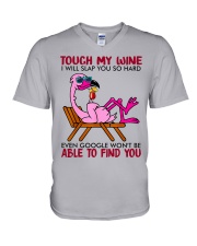 Touch My Wine V-Neck T-Shirt tile