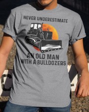 Never Underestimate An Old Man With A Bulldozers Classic T-Shirt apparel-classic-tshirt-lifestyle-28