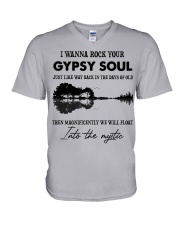 I Wanna Rock Your Gypsy Soul V-Neck T-Shirt tile