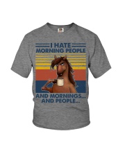 I Hate Morning People - And Mornings - And People Youth T-Shirt tile