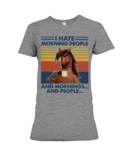 I Hate Morning People - And Mornings - And People Premium Fit Ladies Tee tile
