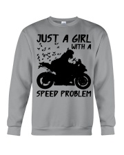 Just A Girl With A Speed Problem Crewneck Sweatshirt tile