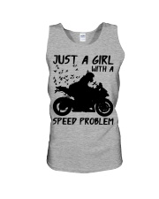 Just A Girl With A Speed Problem Unisex Tank tile
