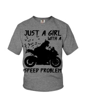 Just A Girl With A Speed Problem Youth T-Shirt tile