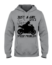 Just A Girl With A Speed Problem Hooded Sweatshirt tile
