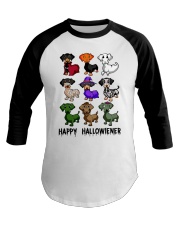 Happy Hallowiener Baseball Tee tile