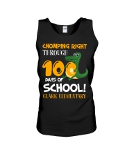 Chomping Right Through 100 Days Of School Unisex Tank tile