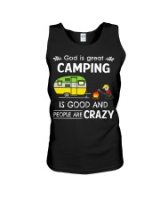Camping Is Good Unisex Tank tile