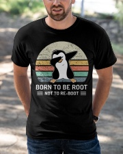 Born To Be Root - Not To Re-Boot Classic T-Shirt apparel-classic-tshirt-lifestyle-front-50