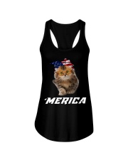 Cat Merica Ladies Flowy Tank tile