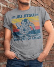 Jiu Jitsu Because You Might Run Out Of Ammo Classic T-Shirt apparel-classic-tshirt-lifestyle-26
