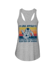 Jiu Jitsu Because You Might Run Out Of Ammo Ladies Flowy Tank tile