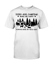 Dogs And Camping Make Me Happy Premium Fit Mens Tee tile
