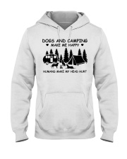 Dogs And Camping Make Me Happy Hooded Sweatshirt tile