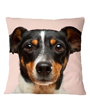 Big Face Poodle Square Pillowcase thumbnail