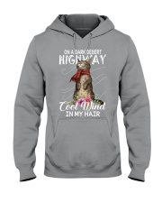 On A Dark Desert Highway - Cool Wind In My Hair Hooded Sweatshirt thumbnail