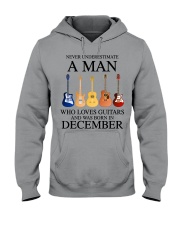 A Man Who Loves Guitar And Was Born In December Hooded Sweatshirt tile