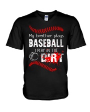 I Play In The Dirt V-Neck T-Shirt tile