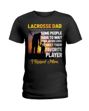 Lacrosse Dad design Ladies T-Shirt front