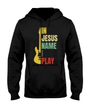 In Jesus Name I Play Hooded Sweatshirt tile