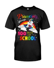 Prancing Through 100 Days Of School Classic T-Shirt tile