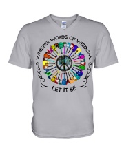 Whisper Words Of Wisdom - Let It Be V-Neck T-Shirt tile