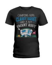 Camping Girl Ladies T-Shirt front