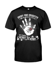 Heart To Heart Daddy And Daughter Classic T-Shirt tile