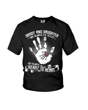 Heart To Heart Daddy And Daughter Youth T-Shirt tile