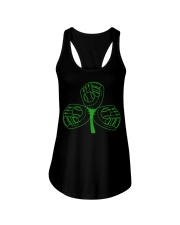 Baseball Clover Ladies Flowy Tank tile