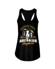 Guardian Angel Australian Shepherd Ladies Flowy Tank tile