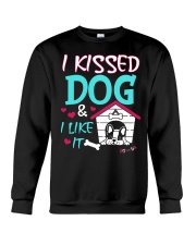 I Kissed Dog And Like It Crewneck Sweatshirt tile