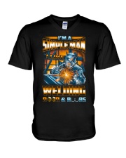Im A Simple Man V-Neck T-Shirt tile