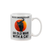 Never Underestimate An Old Man With A Cat Mug tile