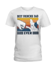 Best Frenchie Dad Ever Ladies T-Shirt tile
