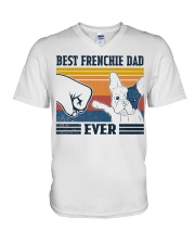 Best Frenchie Dad Ever V-Neck T-Shirt tile