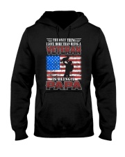 Veteran Papa Hooded Sweatshirt front
