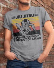 Jiu Jitsu Because You Might Run Out Of Ammo Classic T-Shirt apparel-classic-tshirt-lifestyle-26