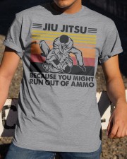 Jiu Jitsu Because You Might Run Out Of Ammo Classic T-Shirt apparel-classic-tshirt-lifestyle-28
