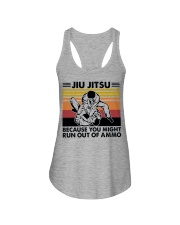 Jiu Jitsu Because You Might Run Out Of Ammo Ladies Flowy Tank tile