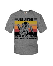 Jiu Jitsu Because You Might Run Out Of Ammo Youth T-Shirt tile