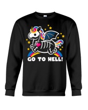 Unicorn Go To Hell Crewneck Sweatshirt tile