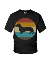 Dachshund Retro Design Youth T-Shirt tile