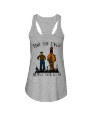 And She Lived Happily Ever After Ladies Flowy Tank tile