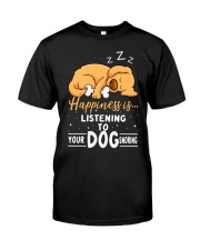 Listen To Your Dog Snoring Classic T-Shirt tile
